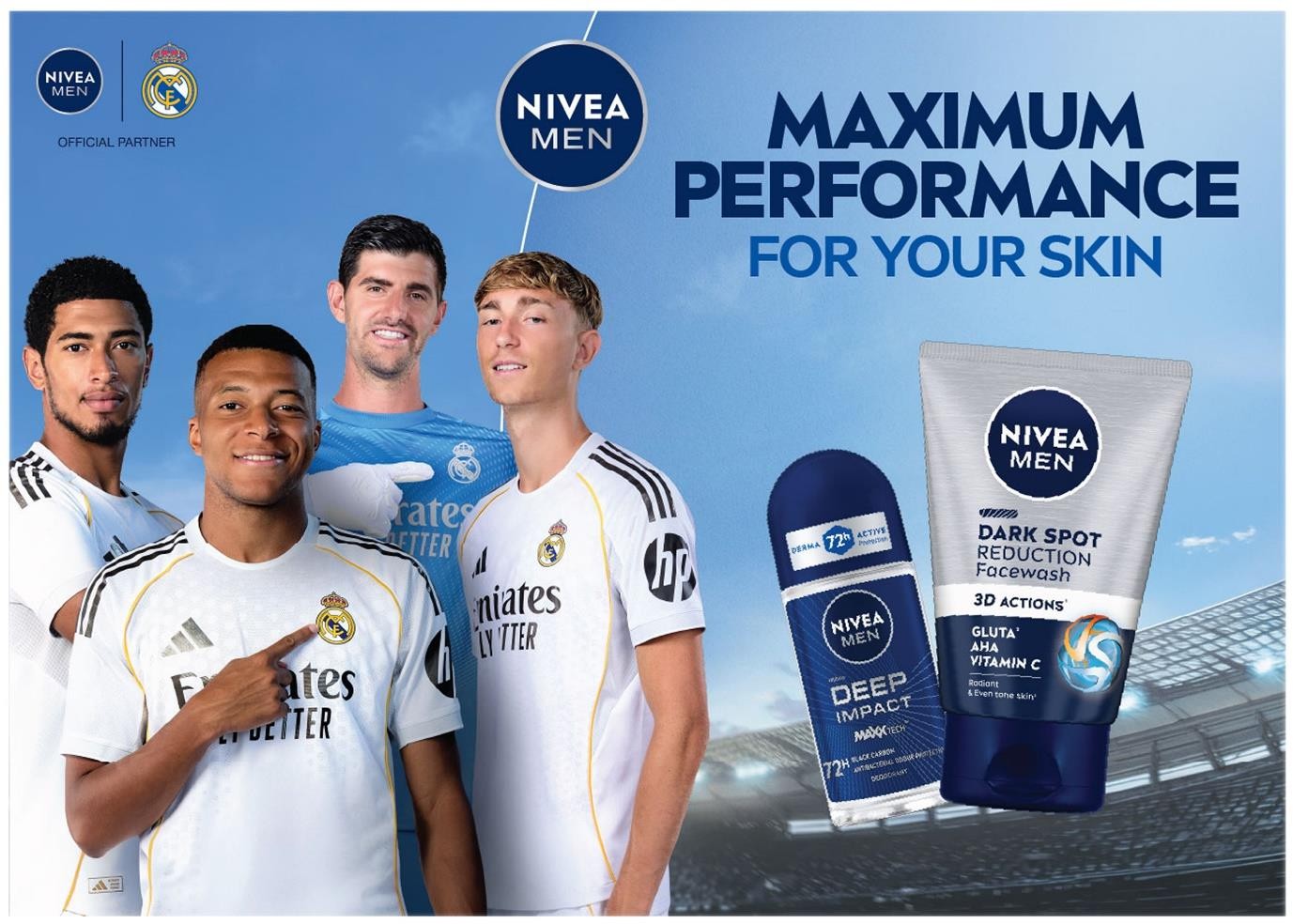 NIVEA MEN extend Real Madrid Partnership, Taps into India’s Growing Football Fandom